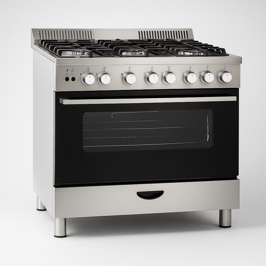 FerroLuxe ProHeat 900 Stainless Gas Range