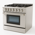 TitanForge EliteChef 960 Stainless Gas Range