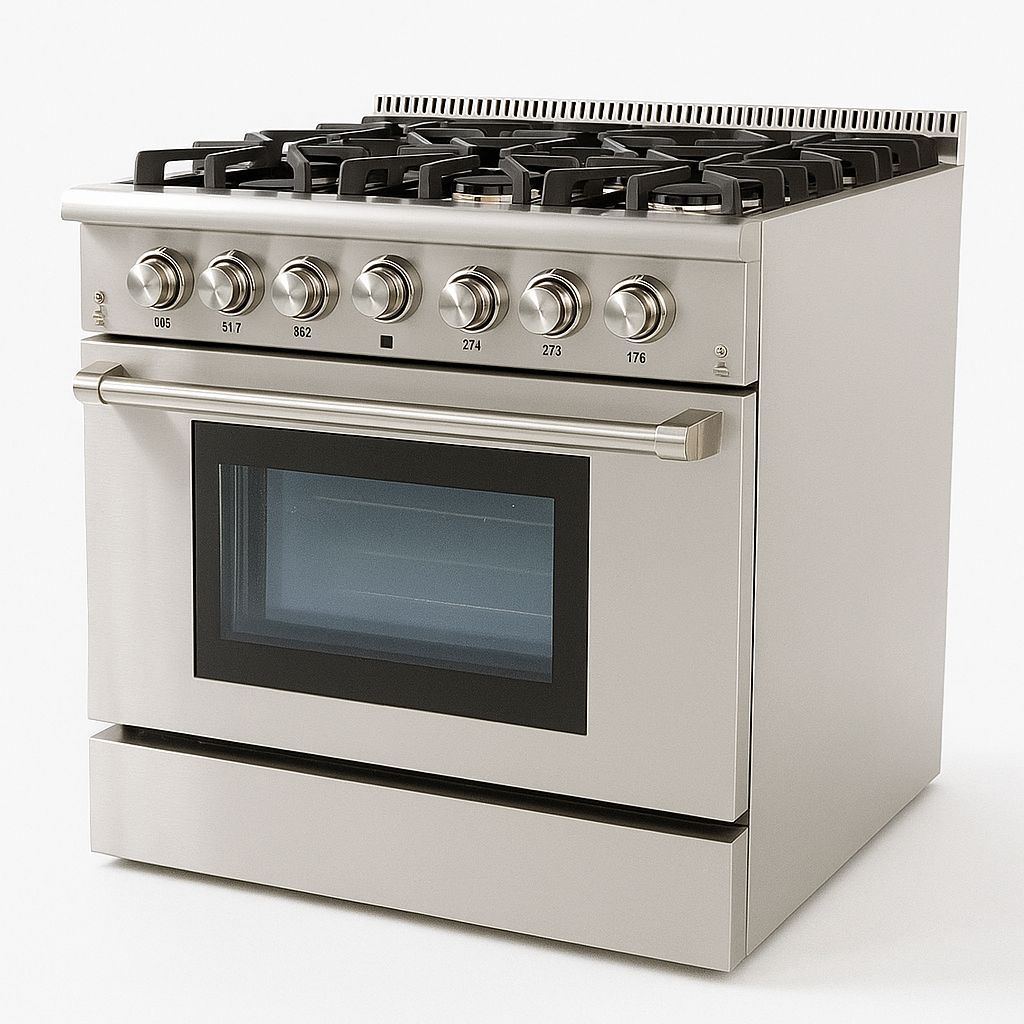 TitanForge EliteChef 960 Stainless Gas Range