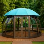 VerdantVista AquaDome Garden Pavilion